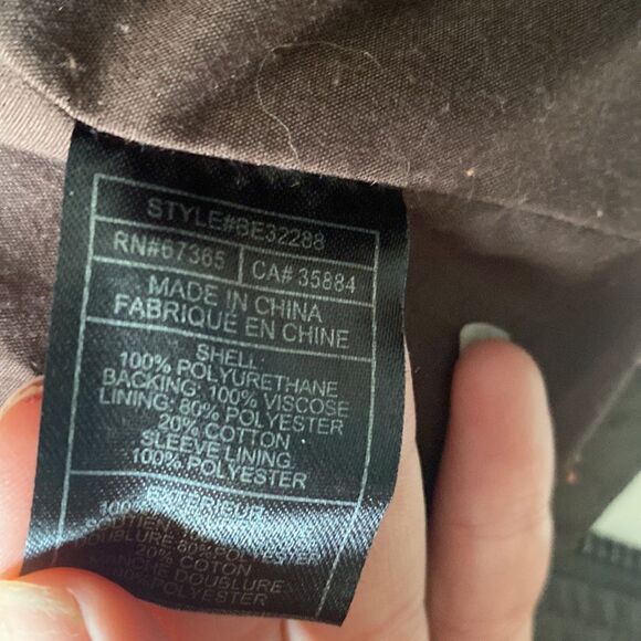 BB Dakota Size L Faux Leather Jacket - Picture 5 of 6